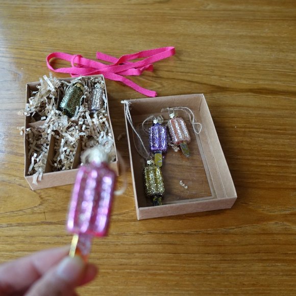 Glitterville Studios Mini Popsicle Ornaments (Boxed Set of 6) - Picture 2 of 16